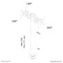 Neomounts by Newstar Supporto da scrivania per monitor (FPMA-D050DBLACK)