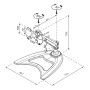 Neomounts by Newstar FPMA-D945 supporto da tavolo per Tv a schermo piatto 76,2 cm (30") Argento (FPMA-D945)