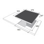 Amica KMC 742 600 E Nero Da incasso 60 cm Ceramica 4 Fornello(i) (KMC742600E)