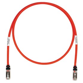 Panduit Cat6A S/FTP RJ-45 cavo di rete Rosso 0,5 m S/FTP (S-STP) (STP6X0.5MRD)