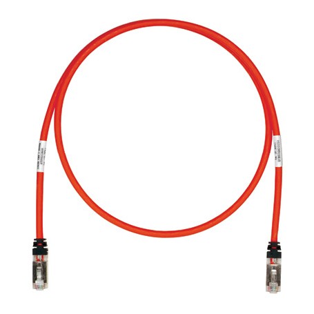 Panduit Cat6A S/FTP RJ-45 cavo di rete Rosso 0,5 m S/FTP (S-STP) (STP6X0.5MRD)