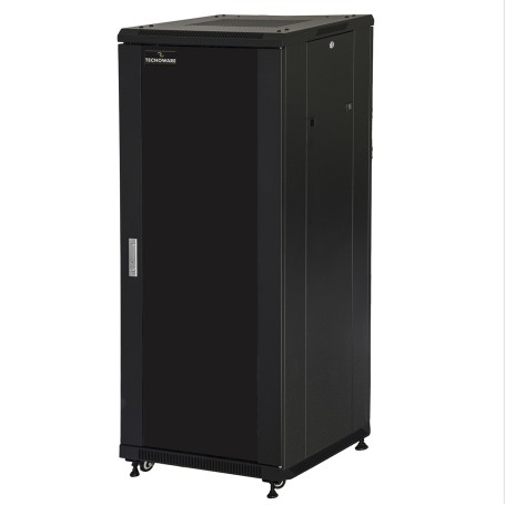Tecnoware FRA18013 rack 27U Portapacchi a pavimento Nero