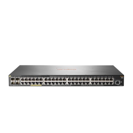 HPE Aruba Networking 2930F 48G PoE+ 4SFP+ Gestito L3 Gigabit Ethernet (10/100/1000) Supporto Power over Ethernet (PoE) 1U (JL256A)