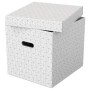 Esselte 628288 scatola di conservazione Armadietto portaoggetti Rettangolare Cartoncino Bianco