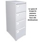 CLASSIFIC. 4 CASSET.GRIGIO SMONTATO (4404S)