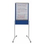 Franken MTF801303 blocco per lavagne e accessori 780 x 1250 mm Alluminio Blu, Bianco (MTF801303)