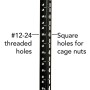 Tripp Lite SRW12US rack 12U Da parete Nero