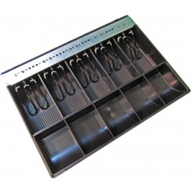APG Cash Drawer PK-15U-5-BX vassoio per cassa Metallo, Plastica Nero (APG-PK15U5BX)
