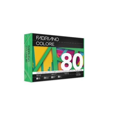 FABRIANO COLORE VERDE A4 80G (74121297)