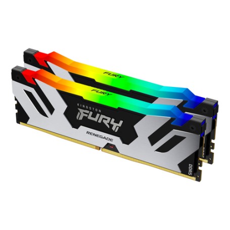 Kingston Technology FURY 96GB 6400MT/s DDR5 CL32 DIMM (Kit da 2) Renegade RGB XMP (KF564C32RSAK2-96)