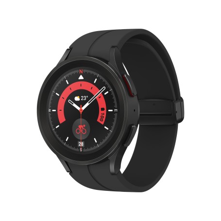 Samsung Galaxy Watch5 Pro LTE Smartwatch Scocca in Titanio 45mm Memoria 16GB Black Titanium (SM-R925FZKAITV)