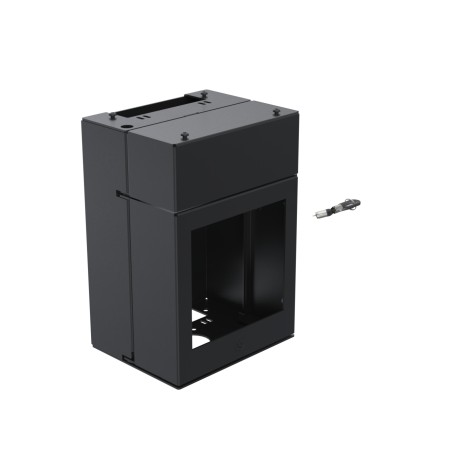 Ergonomic Solutions SpacePole Kiosk & Signage SPK212 accessorio di sistema POS Attacco laterale POS Nero Metallo