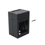 Ergonomic Solutions SpacePole Kiosk & Signage SPK212 accessorio di sistema POS Attacco laterale POS Nero Metallo