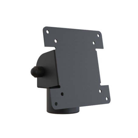 Ergonomic Solutions SpacePole POS SPV106-FX-02 accessorio di sistema POS Supporto POS Nero Metallo 75 x 75 mm 100 x 100 mm