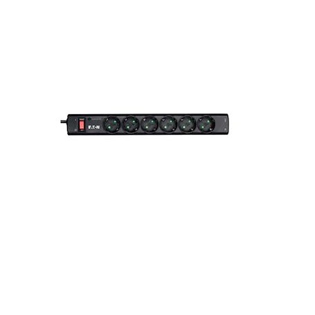 Eaton PS6TD protezione da sovraccarico Nero, Bianco 6 presa(e) AC 220 - 250 V 1 m (S6TD)