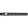 Intellinet 711432 unità di distribuzione dell'energia (PDU) 6 presa(e) AC 1.5U Nero, Grigio (711432)