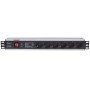 Intellinet 713962 unità di distribuzione dell'energia (PDU) 6 presa(e) AC 1.5U Nero (713962)