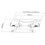 Equip 650155 supporto per notebook 39,6 cm (15.6") Supporto per computer portatile Nero