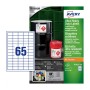 Avery B7651-50 etichetta autoadesiva Rettangolo Permanente Bianco 3250 pz (B7651-50)