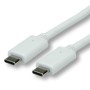 Value 11.99.9015 cavo USB 0,5 m USB 3.2 Gen 2 (3.1 Gen 2) USB C Bianco (RO11.99.9015)