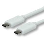 Value 11.99.9015 cavo USB 0,5 m USB 3.2 Gen 2 (3.1 Gen 2) USB C Bianco (RO11.99.9015)