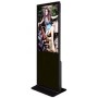 Smart Media KIO-55K visualizzatore di messaggi Design chiosco 139,7 cm (55") LCD Wi-Fi 400 cd/m² 4K Ultra HD Nero Touch screen 