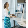 Ergotron WorkFit-S Bianco PC Supporto multimediale (33-349-211)