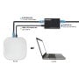 Intellinet 561693 divisore di rete Supporto Power over Ethernet (PoE) Nero