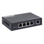 Intellinet 561617 moltiplicatore di rete Trasmettitore di rete Nero 10, 100, 1000 Mbit/s