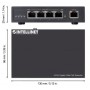 Intellinet 561617 moltiplicatore di rete Trasmettitore di rete Nero 10, 100, 1000 Mbit/s