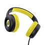 Trust Nouna Auricolare Cablato A Padiglione Musica e Chiamate Nero, Giallo (25406)