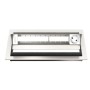 Kindermann 7492000061 cassetta di scarico Tipo F Acciaio inox, Bianco