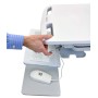 Ergotron SV44-1142-C carrello e supporto multimediale Alluminio, Grigio, Bianco Computer portatile Carrello multim (SV44-1142-C)
