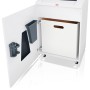 HSM Securio P40i distruggi documenti Taglio a particelle 55 dB 33 cm Nero, Bianco (1883121C)