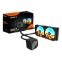 GIGABYTE GAMING 240 Dissipatore a Liquido per CPU - 2x120mm Ventole ARGB, meccanismo di bloccaggio a scorrimento, DAISY-CHAIN, C (28400-GM240-1CBR)