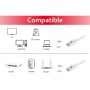 Equip 606008 cavo di rete Bianco 10 m Cat6a S/FTP (S-STP)