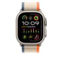 Apple MT5W3ZM/A accessorio indossabile intelligente Band Beige, Arancione Nylon, Poliestere riciclato, Titanio, Spandex