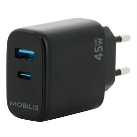 Mobilis 001363 Caricabatterie per dispositivi mobili Universale Nero AC Auto