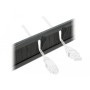 DeLOCK 66346 porta accessori Pannello spazzolato (66346)