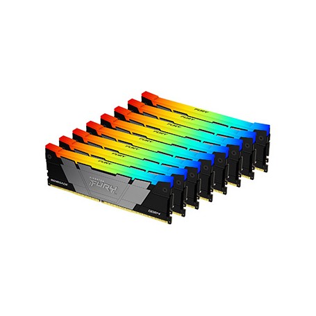 Kingston Technology FURY 256GB 3200MT/s DDR4 CL16 DIMM (Kit da 8) Renegade RGB (KF432C16RB2AK8/256)