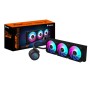GIGABYTE AORUS WATERFORCE II 360 AIO Raffreddamento a liquido per CPU - 3x ventole ARGB da 120 mm, meccanismo a incastro, DAISY- (28400-AW2360-2CBR)
