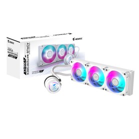 GIGABYTE AORUS WATERFORCE II 360 ICE Raffreddamento a liquido per CPU AIO - 3x ventole ARGB da 120 mm, meccanismo a incastro, DA (28400-AW236I-2C)