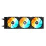 GIGABYTE GAMING 360 Raffreddamento Liquido per CPU - 3x120 mm Ventole ARGB, Meccanismo di bloccaggio a scorrimento, DAISY-CHAIN, (28400GM3602CBR)