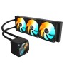 GIGABYTE GAMING 360 Raffreddamento Liquido per CPU - 3x120 mm Ventole ARGB, Meccanismo di bloccaggio a scorrimento, DAISY-CHAIN, (28400GM3602CBR)