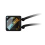 GIGABYTE GAMING 360 Raffreddamento Liquido per CPU - 3x120 mm Ventole ARGB, Meccanismo di bloccaggio a scorrimento, DAISY-CHAIN, (28400GM3602CBR)