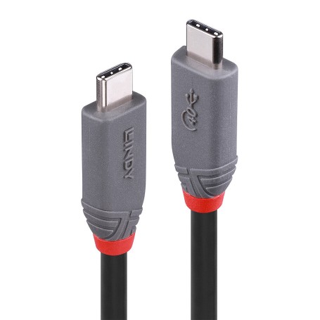 Lindy 36947 cavo USB USB4 Gen 3x2 0,8 m USB C Nero (LINDY36947)