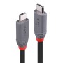 Lindy 36947 cavo USB USB4 Gen 3x2 0,8 m USB C Nero (LINDY36947)