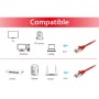 Equip 606508 cavo di rete Rosso 10 m Cat6a S/FTP (S-STP)