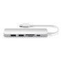 Satechi ST-SCMA2S replicatore di porte e docking station per notebook Cablato USB 3.2 Gen 1 (3.1 Gen 1) Type-C Argen (ST-SCMA2S)