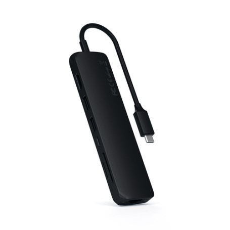 Satechi ST-UCSMA3K replicatore di porte e docking station per notebook Cablato USB 3.2 Gen 1 (3.1 Gen 1) Type-C Ner (ST-UCSMA3K)